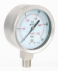 connexion inférieure d'indicateur de pression d'air de basse pression de 63mm 100mm 0-30 livres par pouce carré