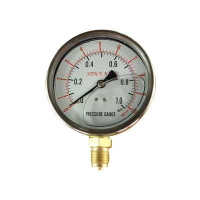 indicateur de pression rempli par glycérine de 2,48" de 63mm 1/4 TNP 200 livres par pouce carré de liquide