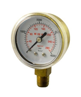 En 562 50mm d'appareil de contrôle d'indicateur de pression de soudage à gaz 68mm 2,68"