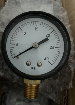 0-30 indicateur de pression sec de livre par pouce carré 1/4NPT pour la caisse d'ABS de piscine